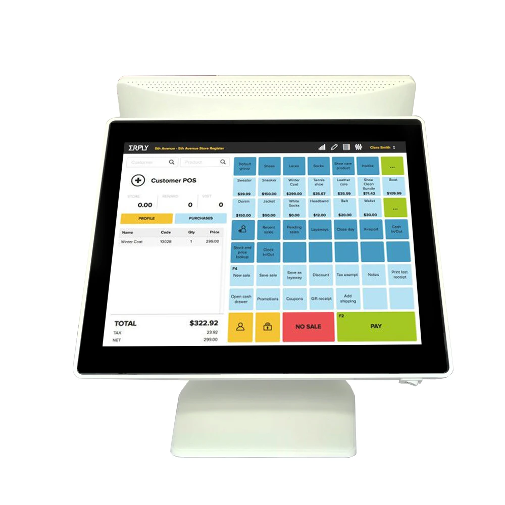 Бесплатная доставка сенсорный POS все в одном Высокое качество дешево EPOS 15 + дюймов
