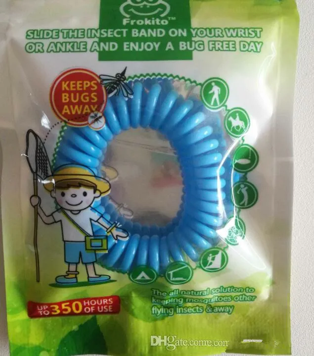 

TOP quality Mosquito Repellent Band Bracelets Anti Mosquito Pure Natural Adults and children Wrist band mixed colors