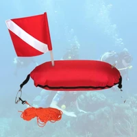scuba diving freediving training buoy diver down flag float signal diving gear safety buoyancy accessroy marker float