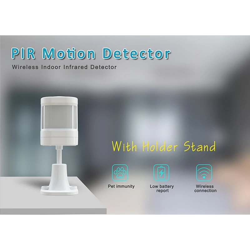 

2Pcs P20 433MHz Wireless Anti-Pet Infrared Detector Indoor PIR Motion Detector for WIFI GSM Home Security Alarm System