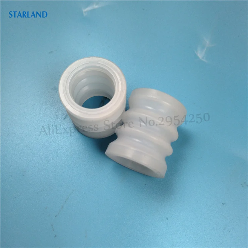 

2 In 1 Set Silicone Seal Tube Of Soft Serve Ice Cream Machines Elastic Ring Spare Part Accessoriy New Replacement