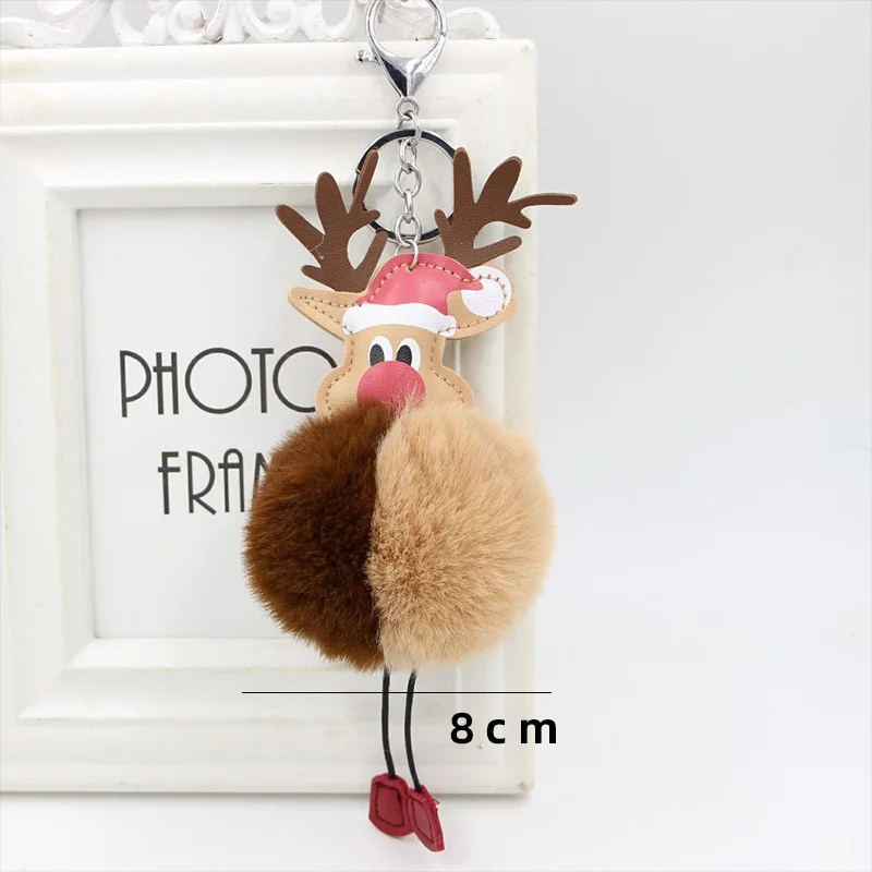 1 шт. брелок для ключей &quotОлень&quot подвеска Украшение автомобиля женские сумки