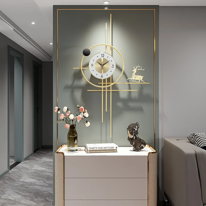 

GY Personality Creative Fashion Wall-Mounted Art Wall Decoration Quartz Clock Simple Clock Wall Clock