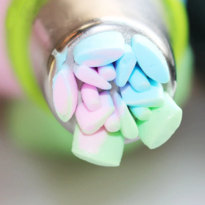 Русская глазурь трубопроводов насадки Крем кондитерский мешок трехцветный