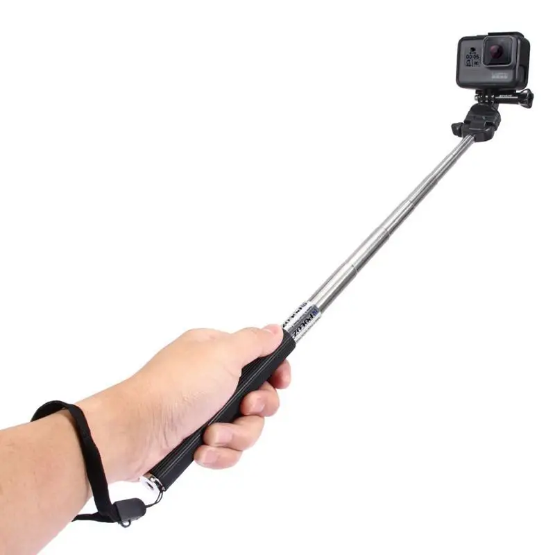 Горячая Распродажа 3C-PULUZ для Go Pro Аксессуары Выдвижная ручная селфи палка монопод