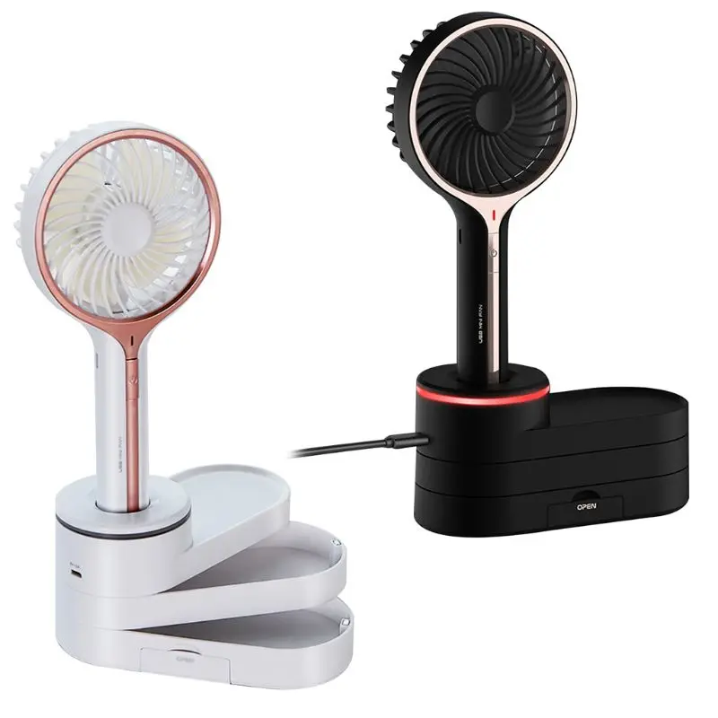 

Mini Handheld Fan, USB Desk Fan, Small Personal Portable Table Fan with USB Rech K1AD