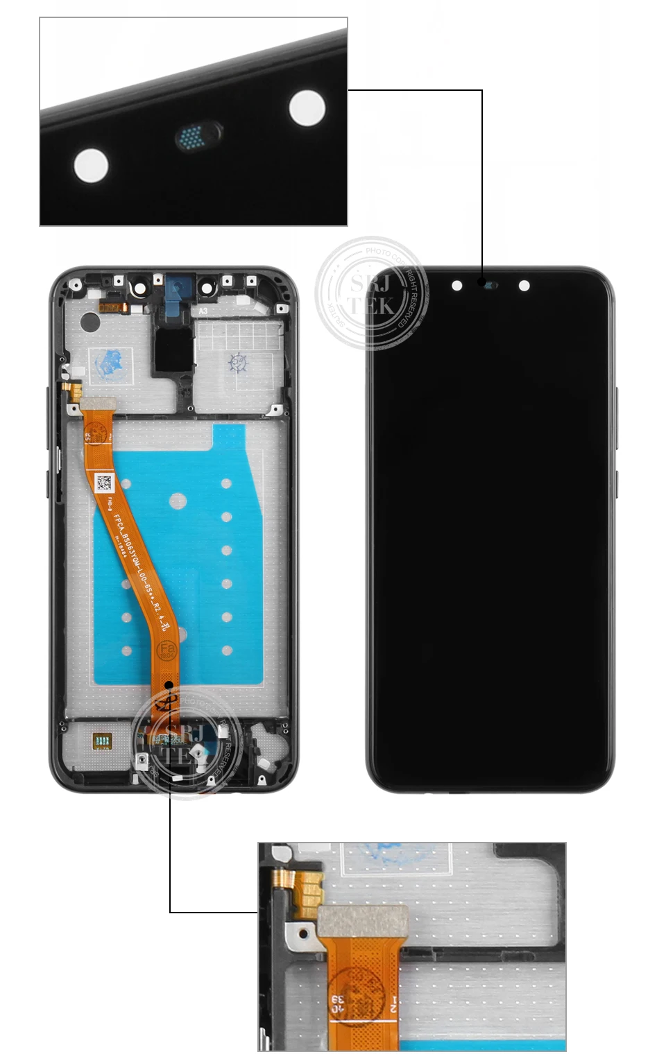 Для huawei mate 20 Lite дисплей Панель сенсорный для Maimang 7 экран дигитайзер Рамка для huawei mate 20 Lite sne-lx1 ЖК-стекло