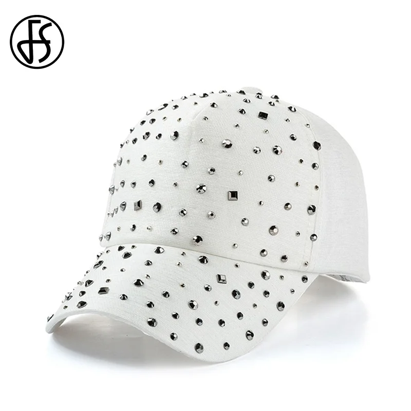 FS 2020 трендовые стразы бейсболки для мужчин и женщин зимние Снэпбэк хип хоп кепки