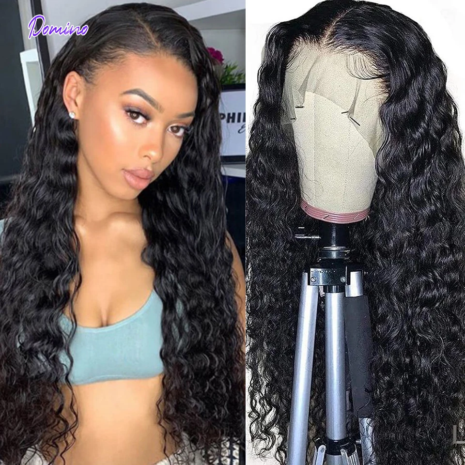 

Lace Front Wigs Human Hair Water Wave 13x4 Human Hair Curly Wigs Lace Front Human Brazilian Hair Wigs For Black Women 28 30 Inch