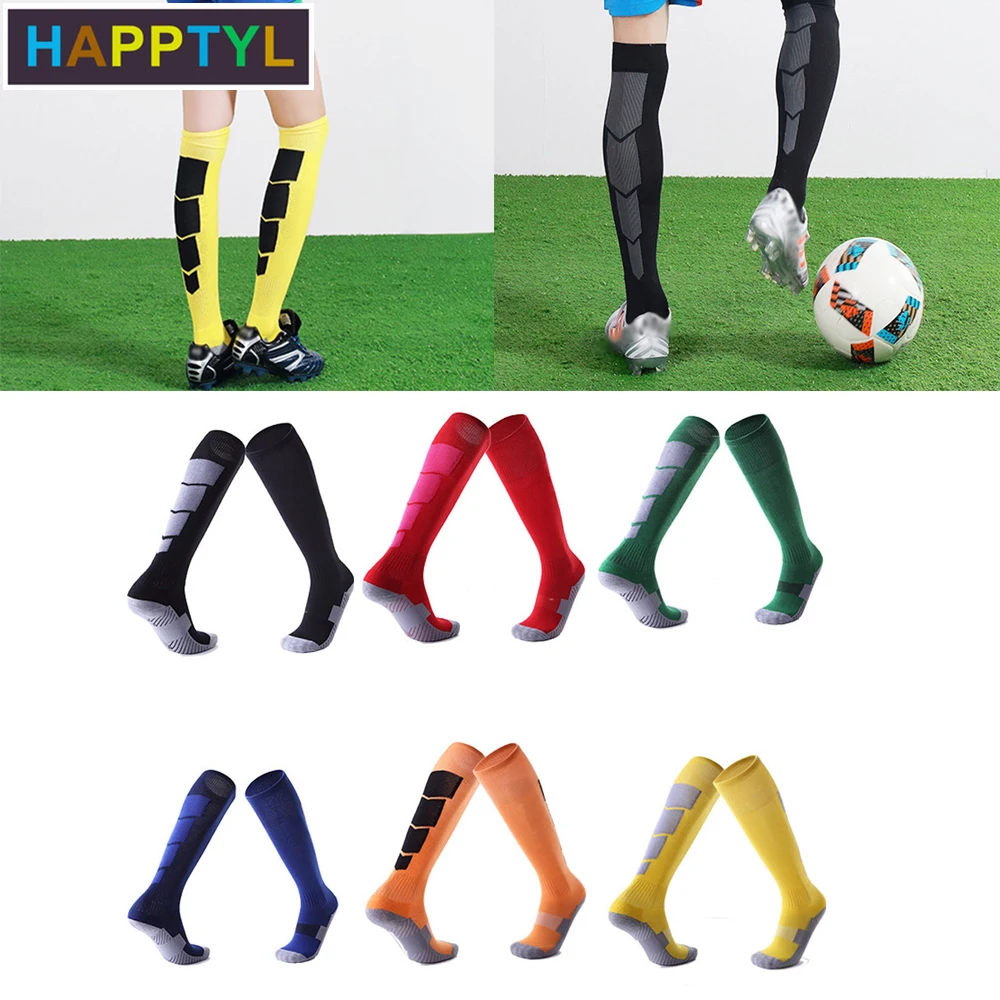 HAPPTYL 1 пара компрессионных носков мужские Гольфы футбольные носки атлетические