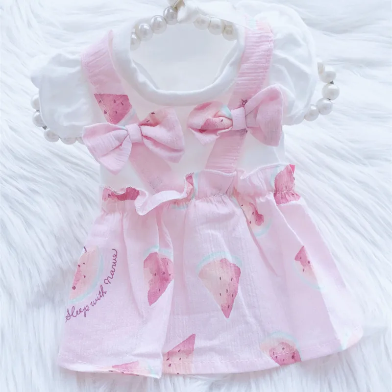 Новинка платье для собак одежда маленьких летняя домашних кошек костюмы щенков