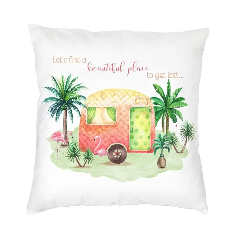 

Винтажный Ретро-чехол для кемпинга в стиле ретро с изображением фламинго