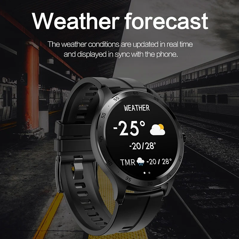 Смарт-часы S20 для мужчин и женщин Полный Круглый пресс-экран IP67 водонепроницаемый