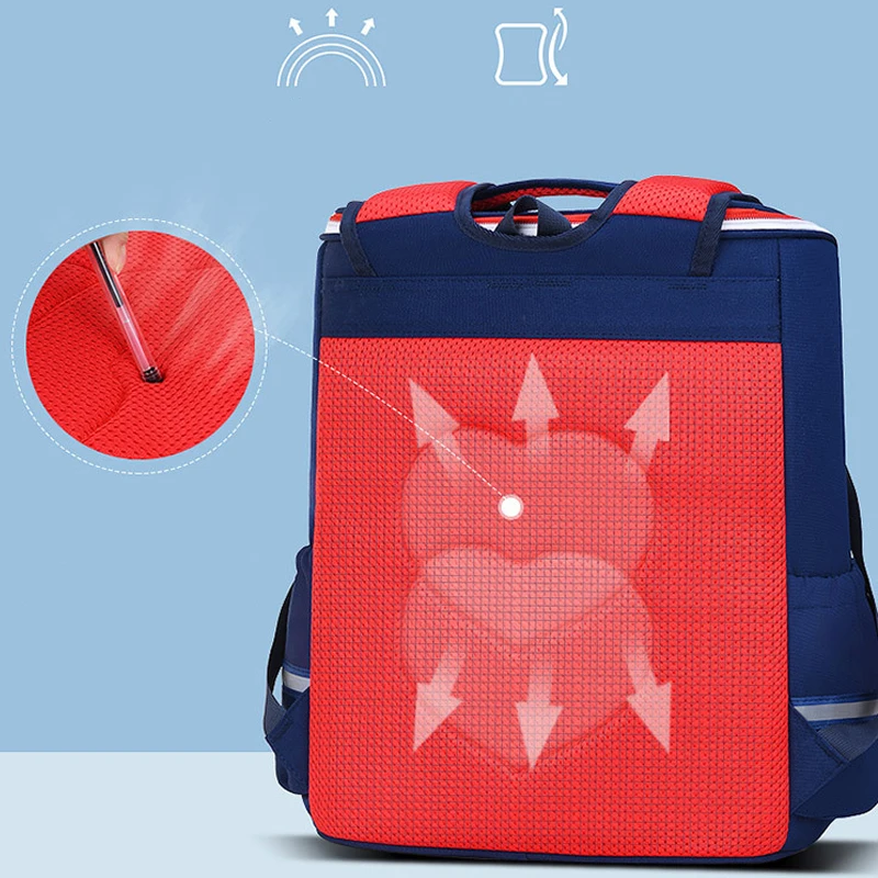 Backpack for Teenager Boy School Girl Waterproof Oxford Patchwork Children's School Bags Kids Backpack Girls Cute Kids Bag