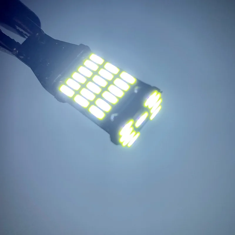 2 шт Универсальное декодирование авто светодиодный задний фонарь T15 лампочка 45SMD