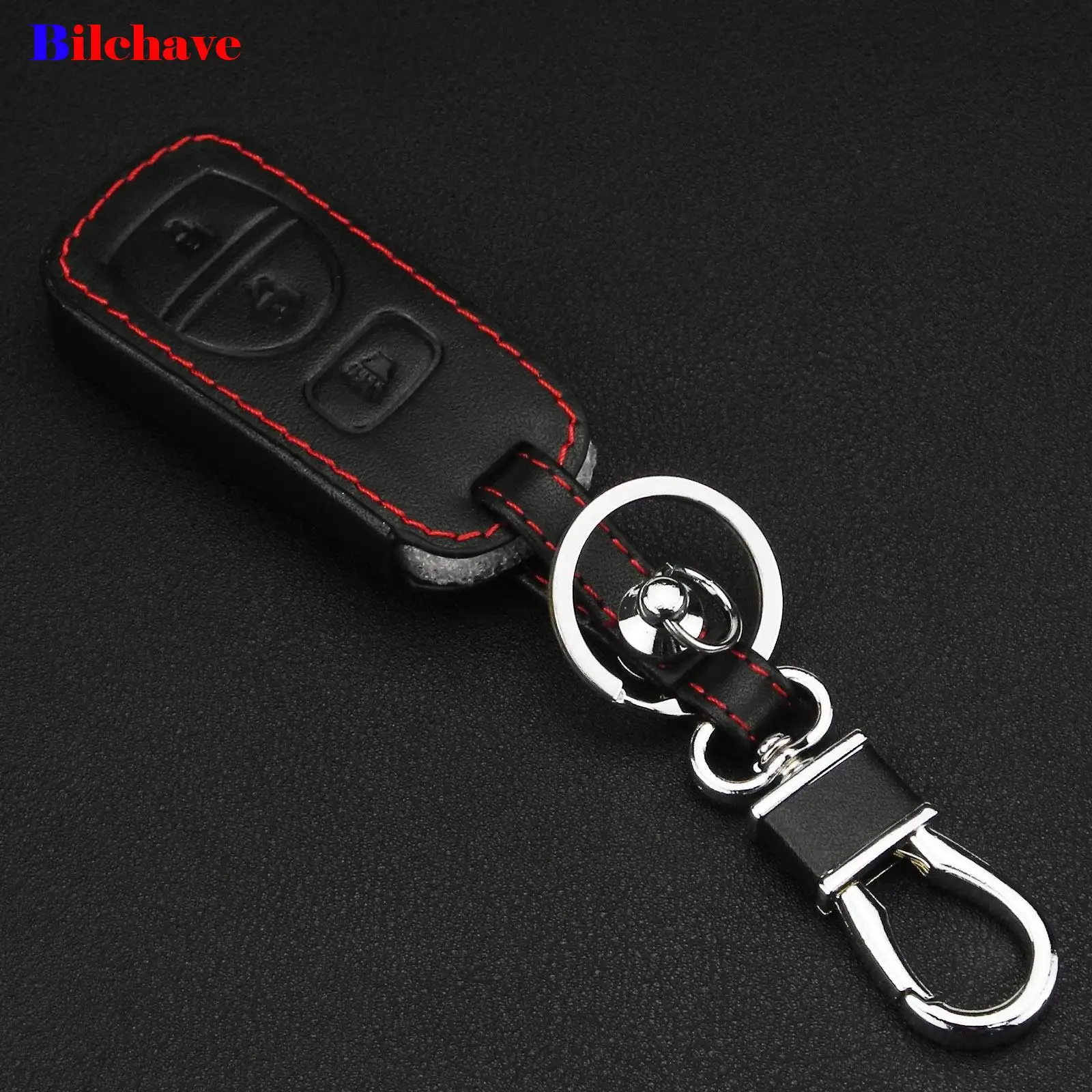 Кожаный чехол jingyuqin для автомобиля с дистанционным управлением и 3 кнопками Nissan