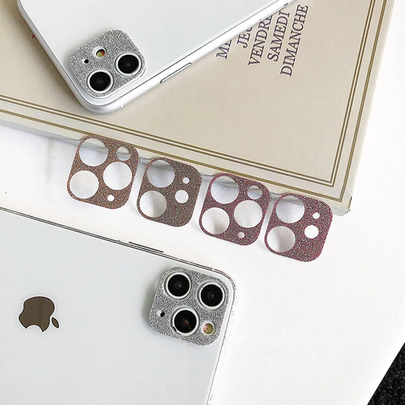 

Glitter Powder Bling Camera Lens Film For iPhone 11 Pro MAX Matte Shining Powder Protector Screen For iPhone 11 Pro Lens Film