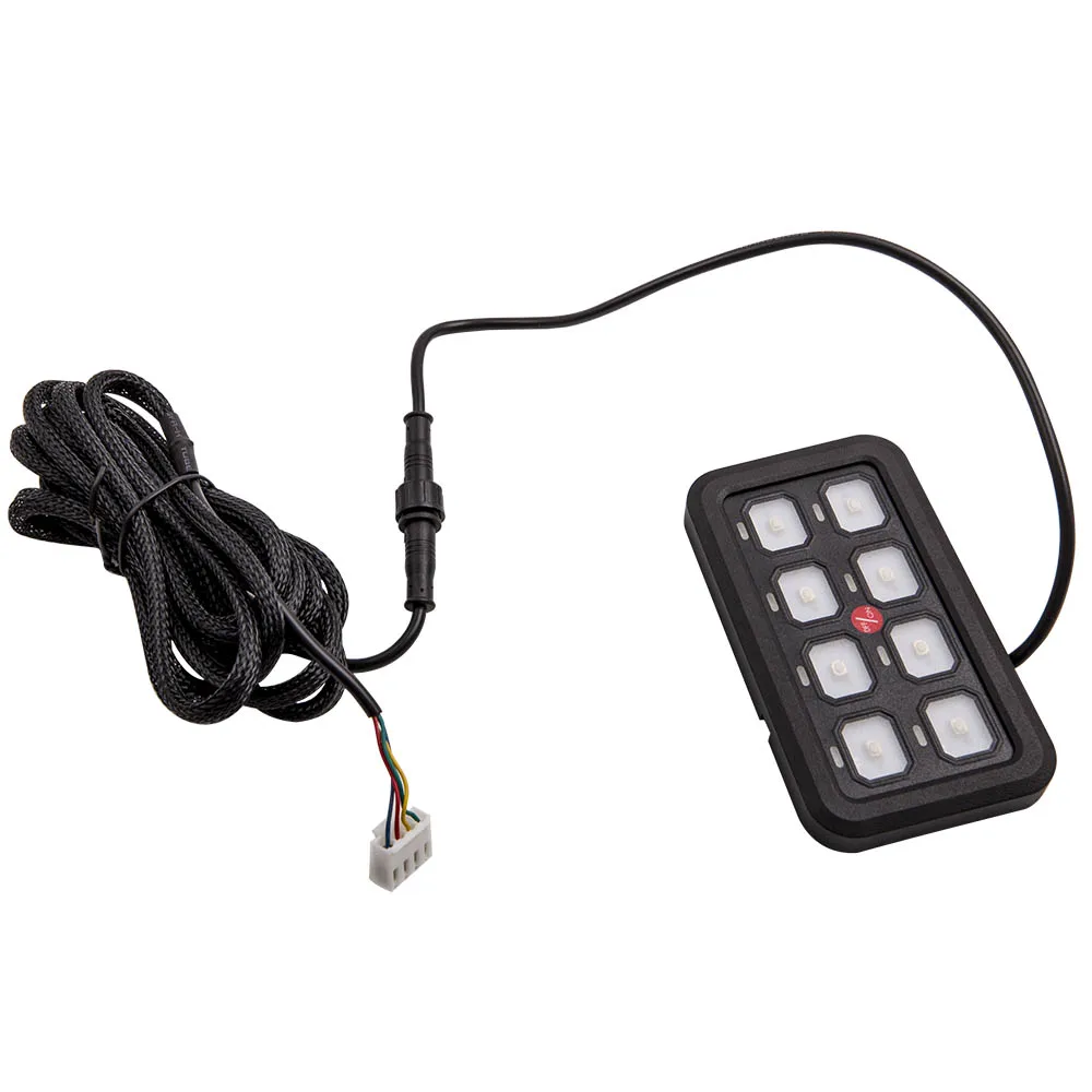 8 банды выключатель Панель 12V 24V для Светодиодный дальнего света Offroad Powerspot