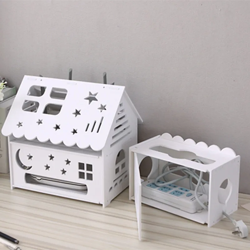 Настольный стикер Wi-Fi роутер кабель питания проводной ящик для хранения