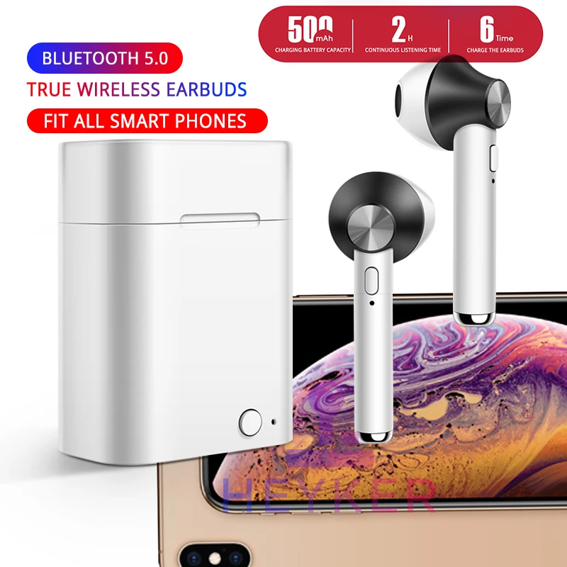 D012 TWS наушники bluetooth для телефона 5 0 игровая гарнитура pk i7s tws беспроводные 2019