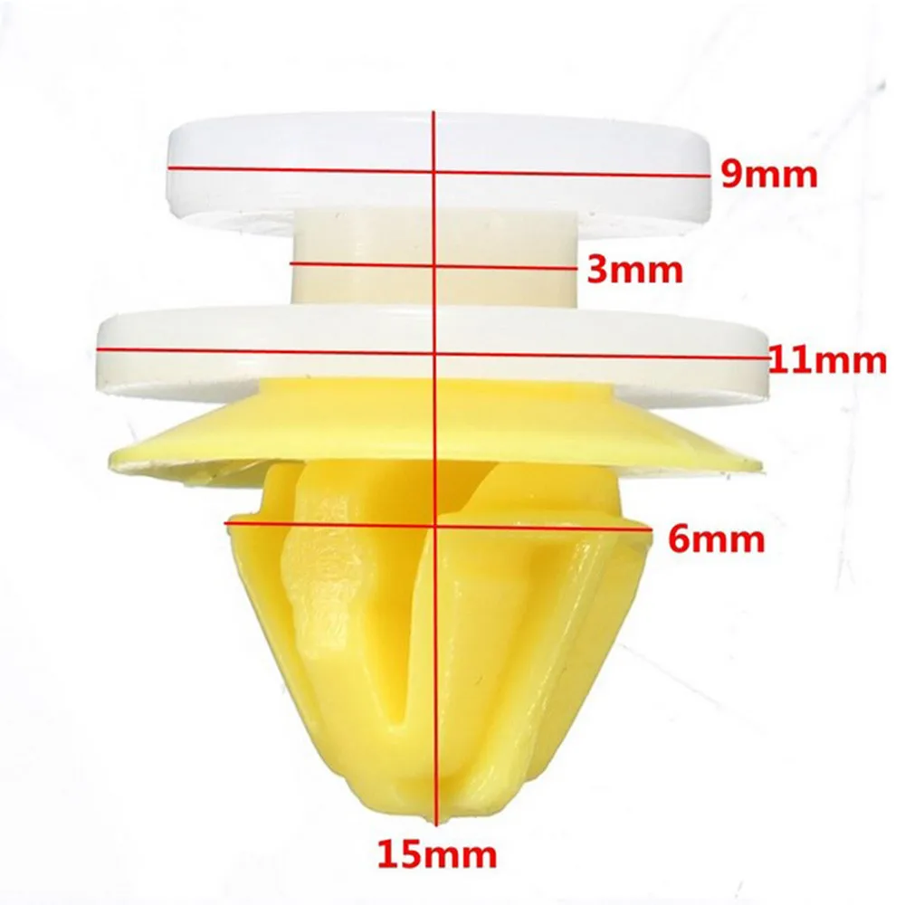 

10/100Pcs Auto Fastener Vehicle Retainer Fastener Rivet Door Trim Panel Liner Clips Fit For Vauxhall Opel Vivaro Movano Porta