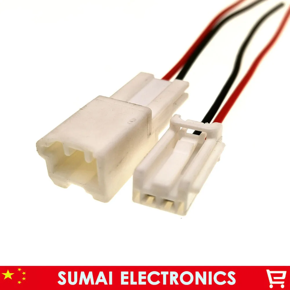 2 штырьковый разъем папа мама 12808 штекер для автомобиля альт рог колонки среднего