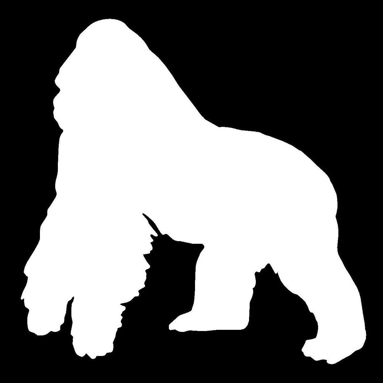 13*13 см Gorilla наклейки автомобильное окно для стенок бампера в виде обезьяны милые