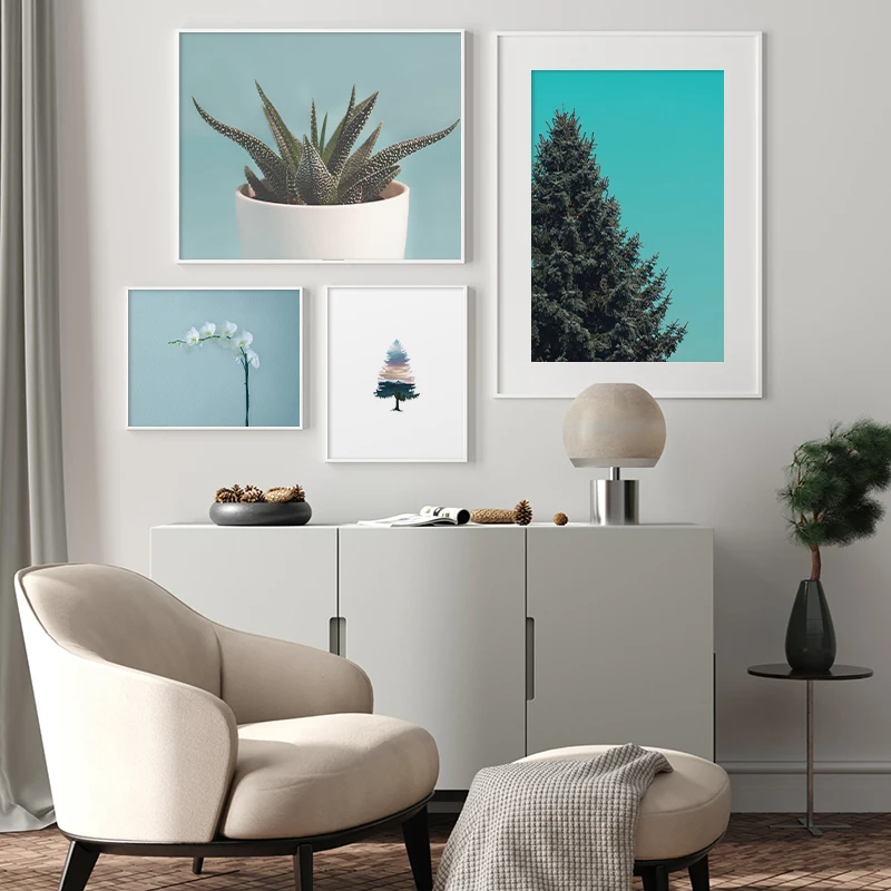 

Canvas Print Painting Plants Nature Picture Wall Poster Modern Style Art Aisle Gallery For Living Room Bedroom Unique Decoration