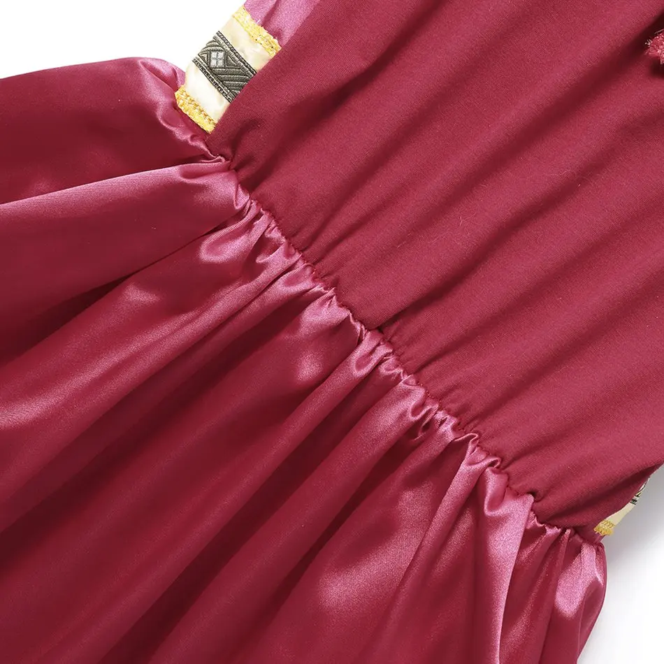 Классический костюм принцессы Элен для девочек красный косплея детское платье