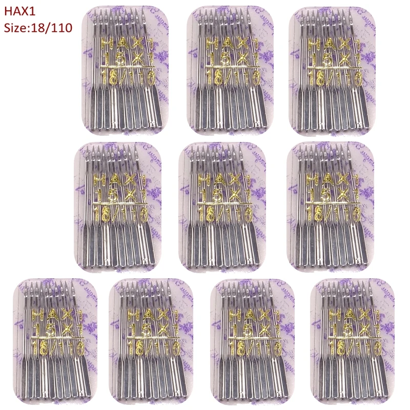 

100pcs sewing needles size 18# HAX1 for domestic machine Bernina butterfly FOR Janome singer feiyue China brands SEWING
