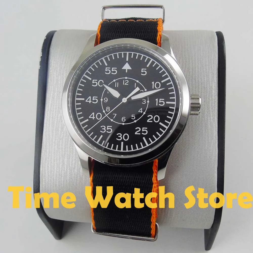 Часы мужские наручные с автоподзаводом 42 мм нейлоновый ремешок | Наручные часы
