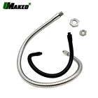 Гибкий светодиодный светильник Dia12mm L:20 30 50 60 80 100 см, гибкий держатель для шланга, мягкая металлическая трубка, Настольнаянастольная трубка