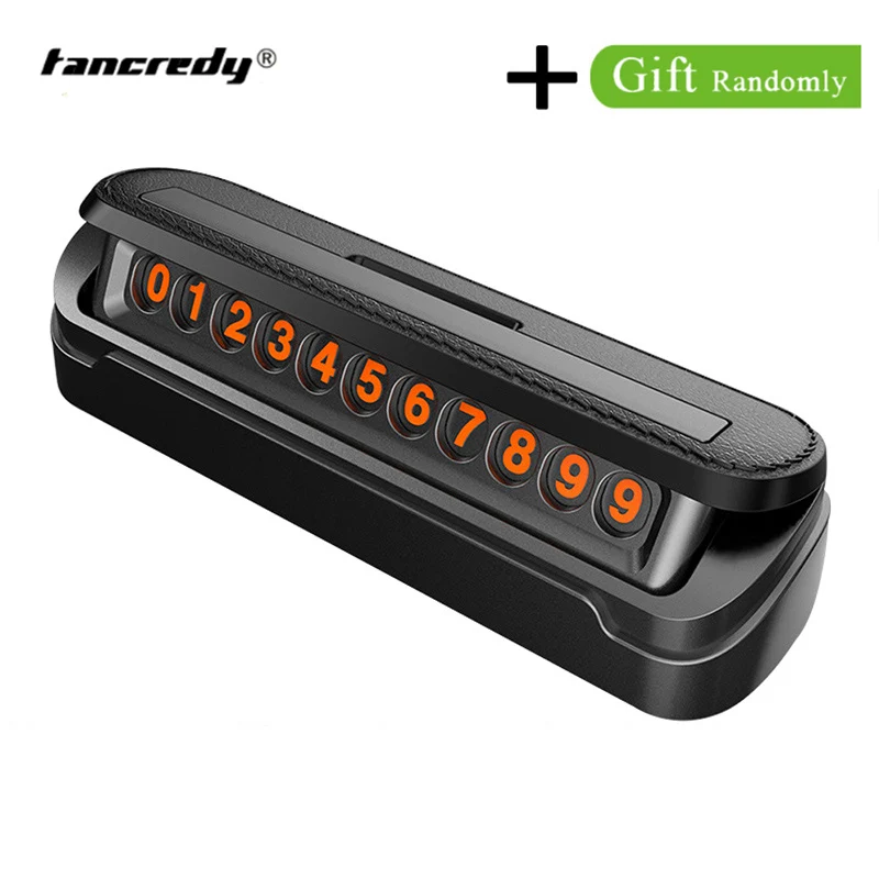 Скрытая Автомобильная табличка с номером телефона стильная Временная парковкой