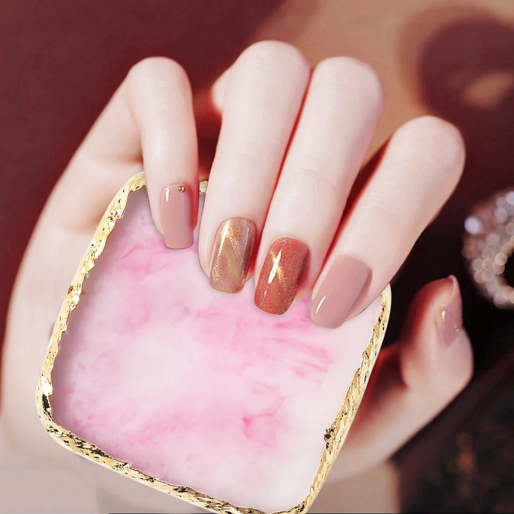 Натуральный камень смола Агат нейл арта Дисплей Демонстрационный стеллаж доска