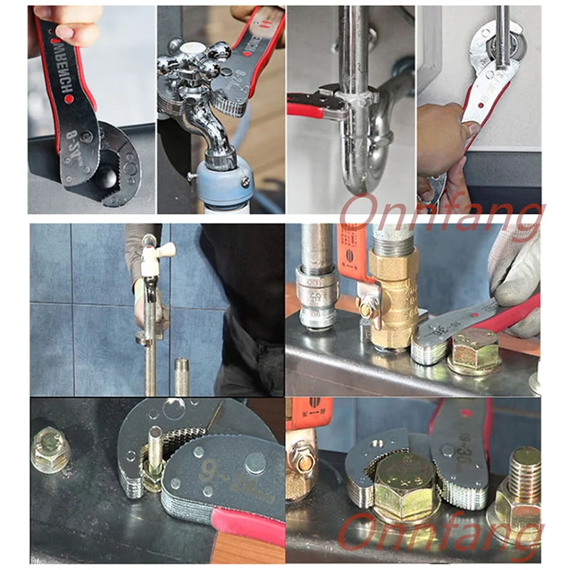 Регулируемый гаечный ключ многофункциональный универсальный ручной инструмент