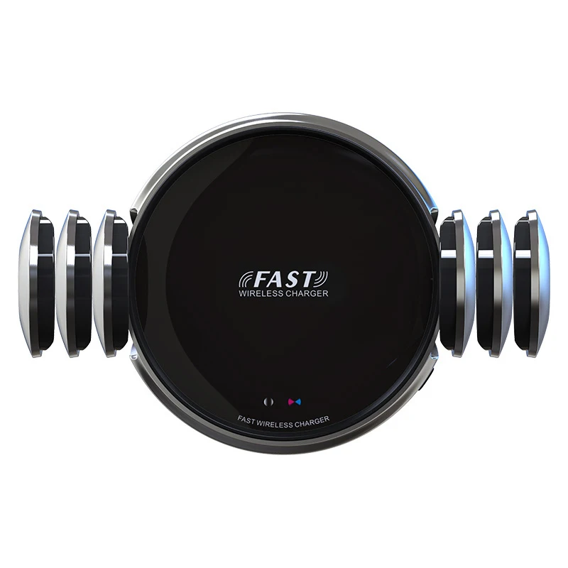 navigation universal mobile phone holder car holder with suction port 15w wireless charging free retractable infrared sensor free global shipping