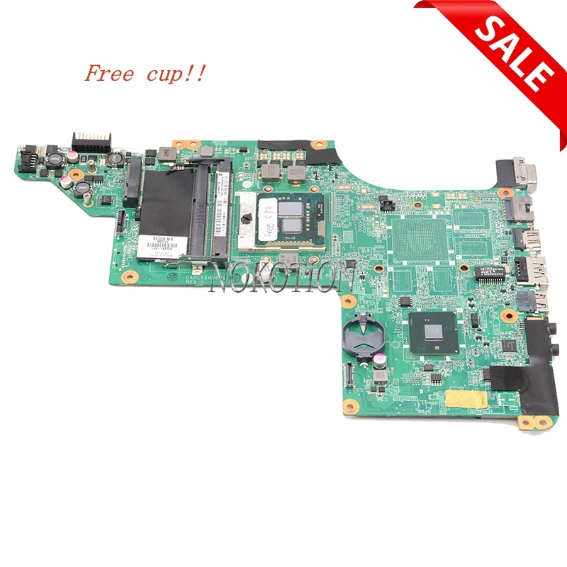 Материнская плата NOKOTION 630281-001 для ноутбука Hp DV6-3000 DV6T Intel hm55 DDR3 Socket PGA989 - купить по