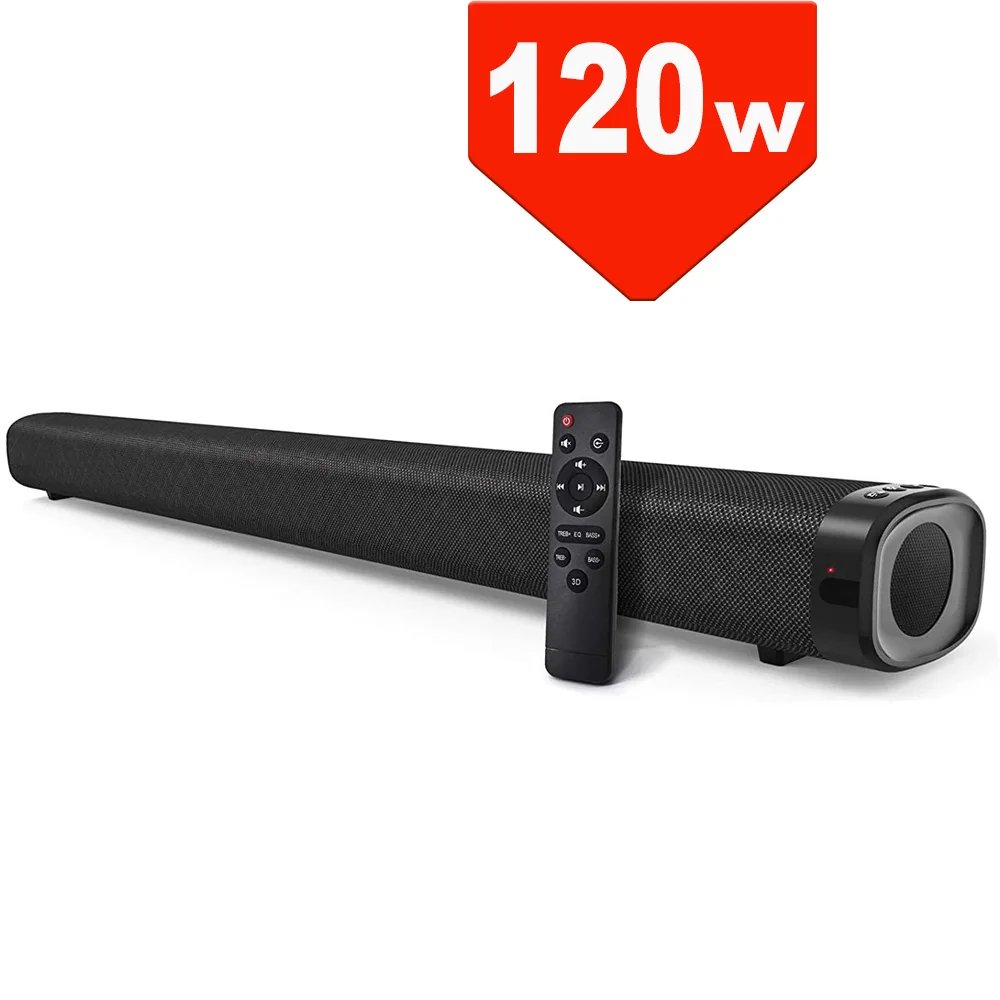 Саундбар с сабвуфером 120 Вт проводной беспроводной динамик Bluetooth 5 0 для