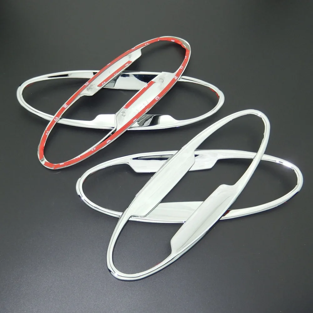 For Ford Fiesta 2009-2016 ABS Chrome Styling Side Door Handle Cover &amp Bowl Decoration Trim 2010 2011 2014 2015 | Автомобили и