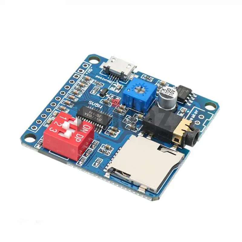 Для MP3 музыкального плеера Arduino усилитель воспроизведения голоса модуль 5 Вт SD/TF