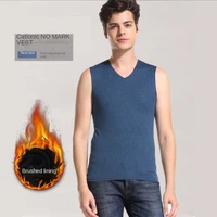 hot sale 2022 new thermal underwear mens thermal underwear tops men autumn winter shirt warm vest size l xxxxl