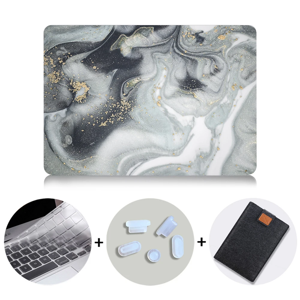 MB11 MTT Мрамор чехол для ноутбука Macbook Air Pro retina, возрастом 11, 12, 13, 15 с сенсорной панелью жесткий чехол для macbook pro 13,3 дюймов чехол для ноутбука Funda - Цвет: MB11