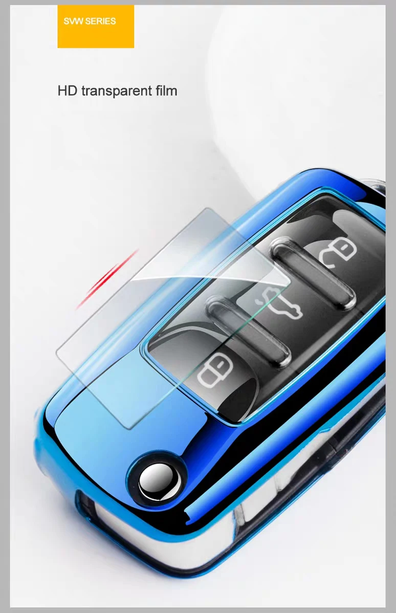 Чехол для автомобильного ключа с дистанционным управлением из ТПУ чехол Volkswagen Bora