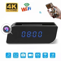 4k hd clock camera wireless wifi camera micro cam ir night view alarm camcorder digital watch video mini dvr oculta small cam