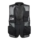 Жилет Мужской Быстросохнущий из дышащей сетки, жилет большого размера для фотографа, спортивный жилет с несколькими карманами для активного отдыха, походов, рыбалки, охоты