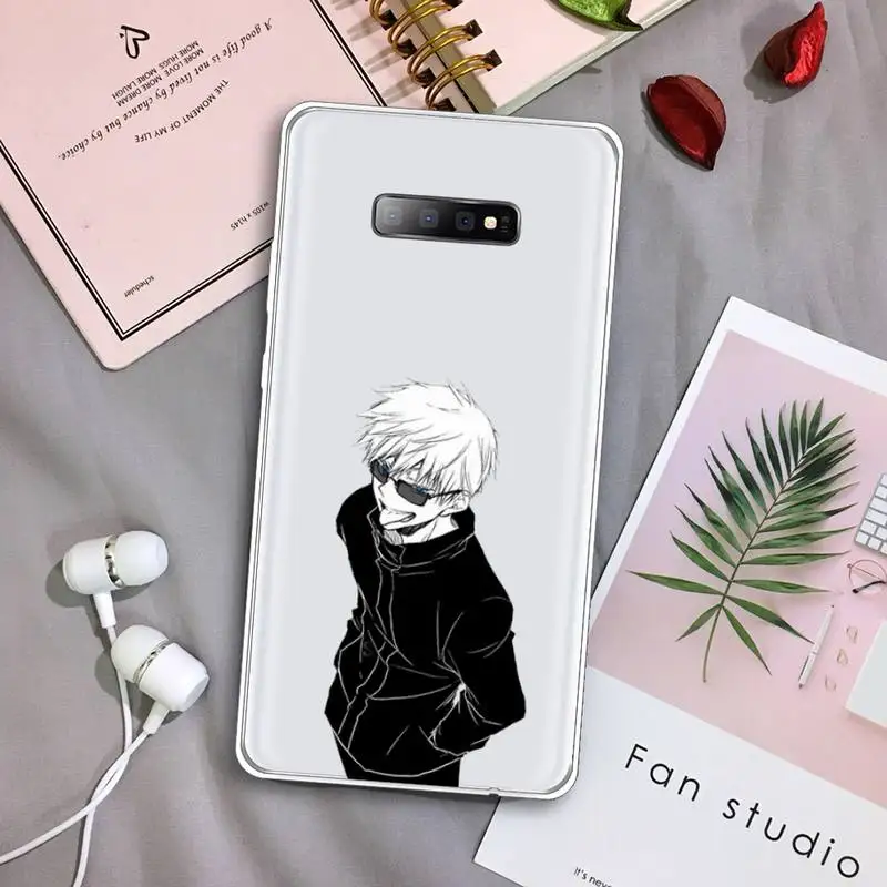 

Jujutsu Kaisen Japan anime Phone Case Transparent For Samsung Galaxy A 71 21s S note 8 9 10 plus 20 ultra