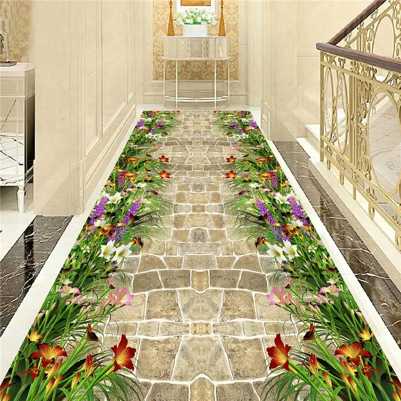 

Carpet 3d Garden Area Rugs Flannel Rug Memory Foam Carpet Boy Girl Kids Play Crawl Mat Big Carpets For Home Living Room CF