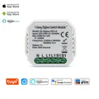 Tuya Zigbee Беспроводной интеллектуальный коммутационный модуль ЕС 220 В 1 Gang Беспроводной светильник реле совместимый с Alexa Google Home
