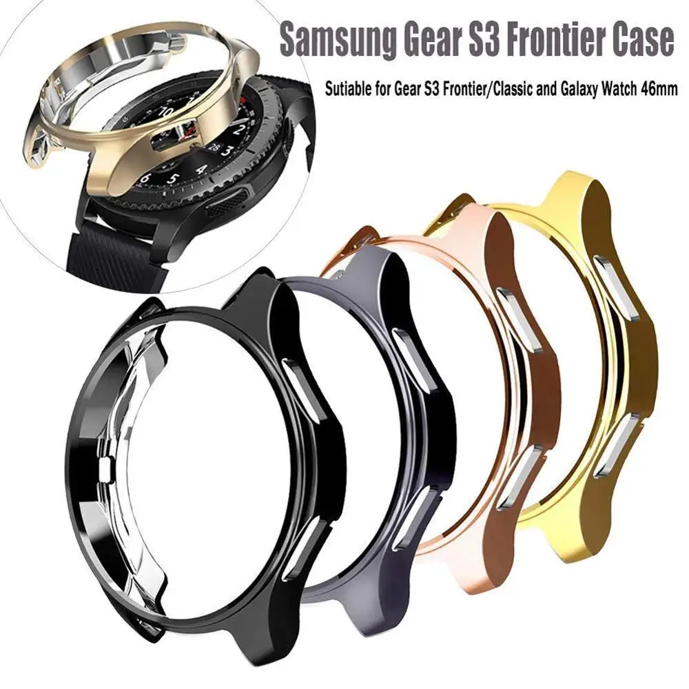 Мягкий ТПУ покрытием защитный чехол Бампер протектор для samsung gear S3 Frontier SM R760 и Galaxy