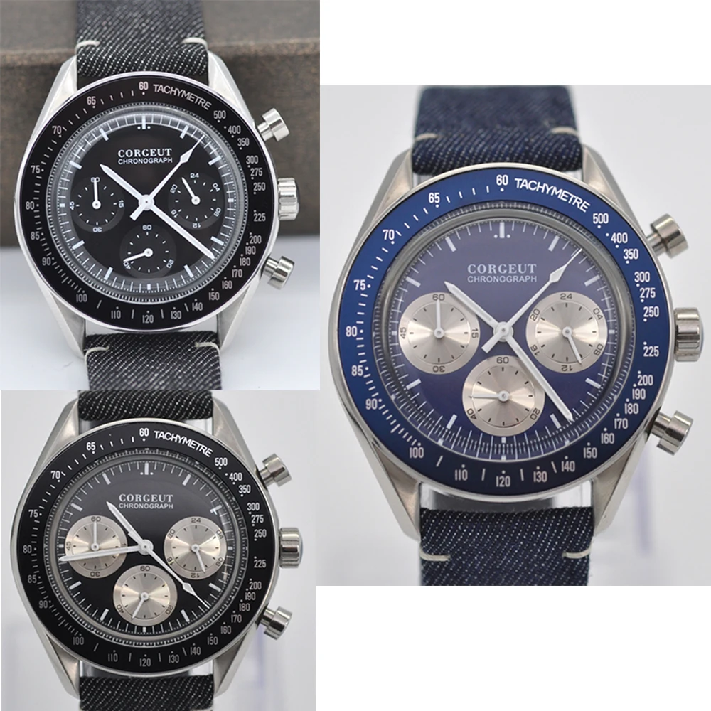 Часы мужские спортивные с хронографом 40 мм 24 часа|Кварцевые часы| |